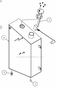 Page N Diagram and Parts List for MK-4018KB  MK Diamond Concrete Saw